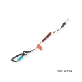 Coil E-Tether With Dual Locking Carabiner