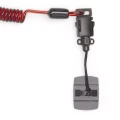 Coil E-Tether With Poly Clamp & E-Catch (Non-Conductive) - 0.5kg / 1.1lb