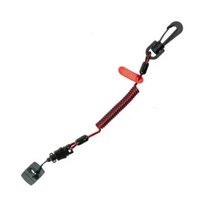 Coil E-Tether With Poly Clip & E-Catch (Non-Conductive) - 0.5kg / 1.1lb